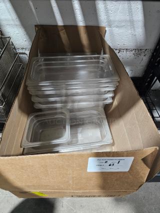 LOT Clear Plastic Containers