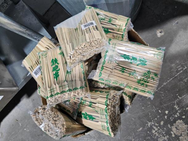 HUGE LOT Bamboo Coffee Stirrers Approx 20+ Packs - Image 1 of 2