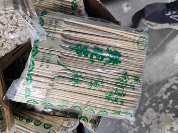 HUGE LOT Bamboo Coffee Stirrers Approx 20+ Packs - Image 2 of 2