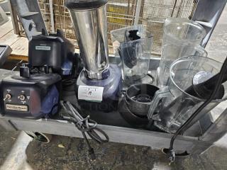ALL ONE MONEY - Blender Bases, Cups, Blender Supplies - Huge Lot of Commercial Bar/Shake Blenders