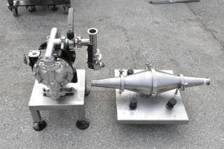 2 Metal Items Including PM10R-CSS-AAA-A02 Ported Sanitary Transfer Diaphragm Pump. 2 Times Your Bid!