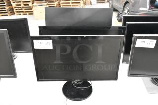 3 Computer Monitors Including Samsung LS22F350FHNXZA, Asus VS247, HP HSD-004-K. 3 Times Your Bid!