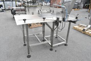 Inline Filling Systems Metal Commercial Floor Style Rotating Counter w/ Dayton Speed Control. 110 Volts, 1 Phase.