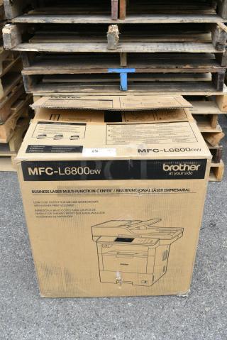Brother MFC-L6800DW Countertop Business Laser Multi Function Printer Scanner Copier Machine.