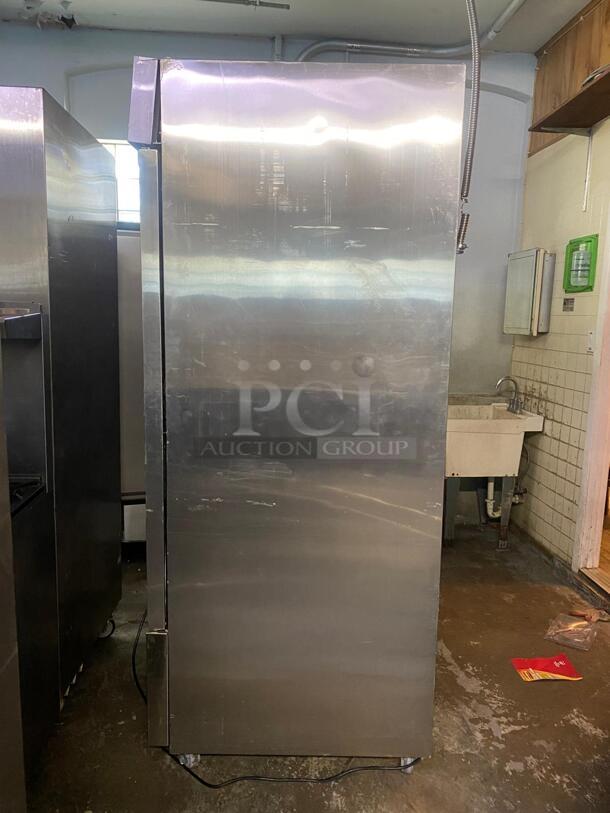 NICE!! DUKERS D55F 2-Door Commercial Freezer in Stainless Steel - Image 5 of 5