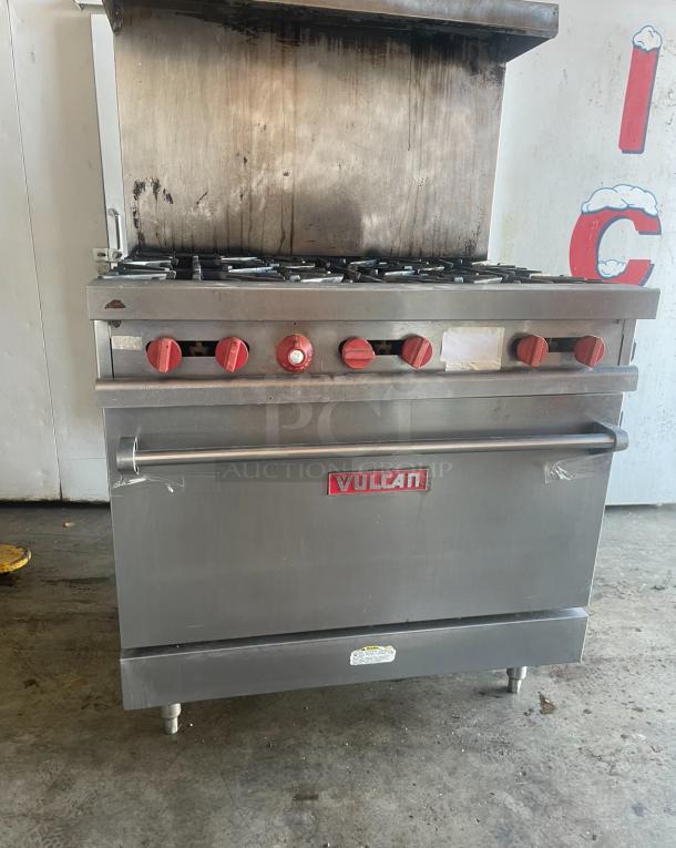 Vulcan Nat Gas 6 Burner Stove - Image 1 of 4