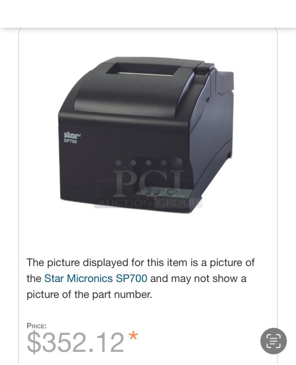 Star Micronics Receipt Printer New - Image 1 of 4