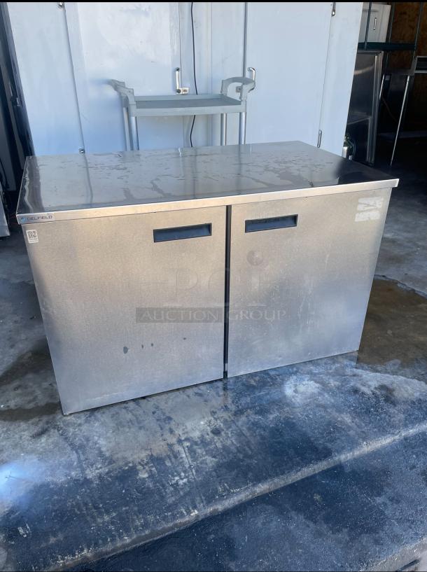 Under counter Refrigerator 2 Doors , Not Tested - Image 1 of 3