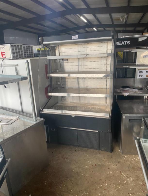 RPI Industries Model  SCRFC4878R Open Front Refrigerated Display Case. Not Tested, Missing Plug. - Image 1 of 4