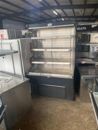 RPI Industries Model  SCRFC4878R Open Front Refrigerated Display Case. Not Tested, Missing Plug.
