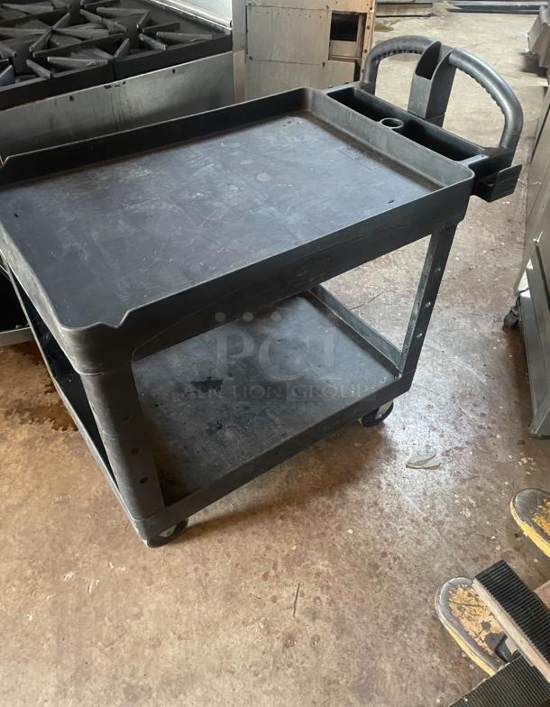 Rubbermaid Push Cart On Casters, 36x24 - Image 1 of 5