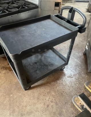 Rubbermaid Push Cart On Casters, 36x24