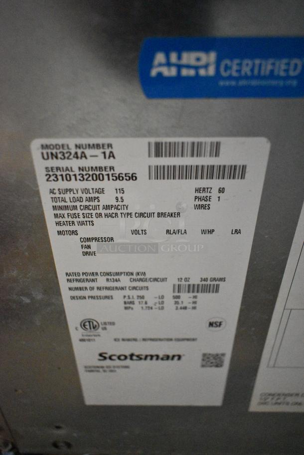 BRAND NEW SCRATCH AND DENT! 2023 Scotsman UN324A-1A Stainless Steel Commercial Undercounter Self Contained Nugget 340 lb. Ice Machine. 115 Volts, 1 Phase. - Image 5 of 5