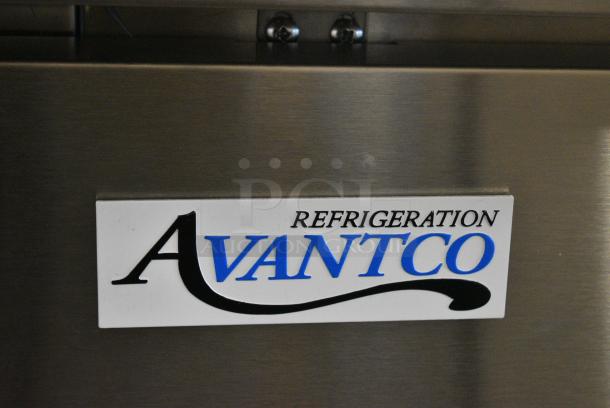 BRAND NEW SCRATCH AND DENT! 2024 Avantco 178APPT91HC Stainless Steel Commercial Pizza Prep Table on Commercial Casters. 115 Volts, 1 Phase. Tested and Working! - Image 2 of 9