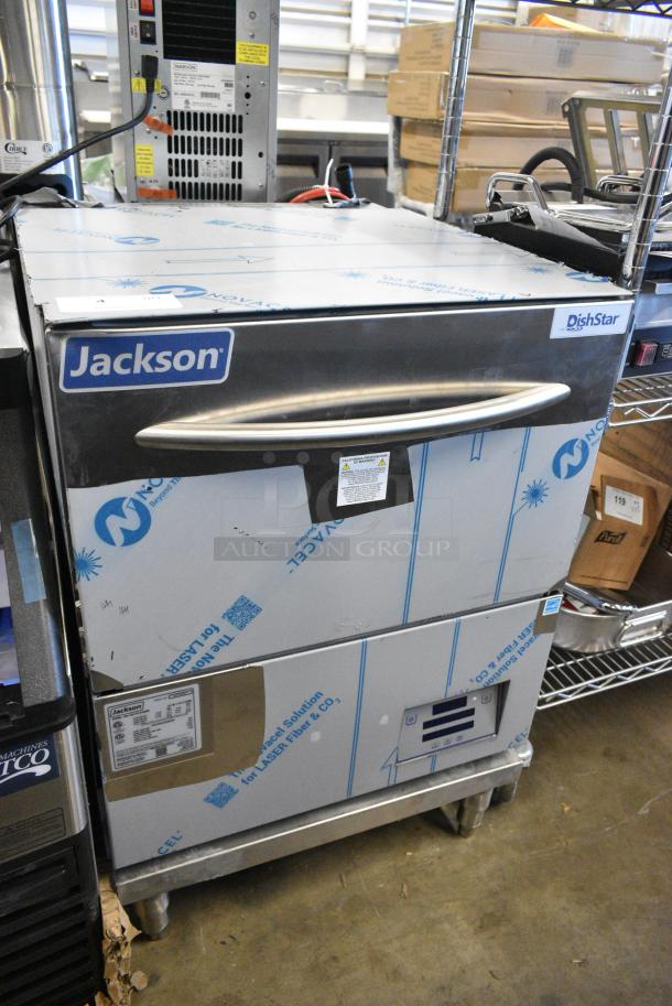 BRAND NEW SCRATCH AND DENT! 2024 Jackson DELTA HT-E-SEER Stainless Steel Commercial Hi Temp High Temperature Short Sanitizing Glasswasher with Energy Recovery. 208/230 Volts, 1 Phase. - Image 1 of 6