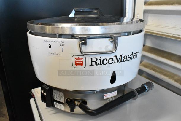 BRAND NEW SCRATCH AND DENT! Rice Master RM-55P-R Liquid Propane 110 Cup (55 Cup Raw) Gas Rice Cooker and Warmer. - Image 8 of 8