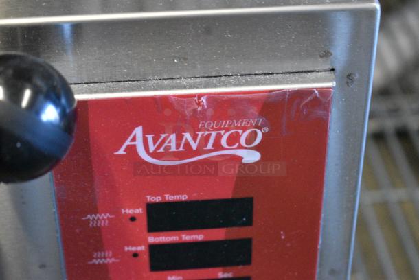BRAND NEW SCRATCH AND DENT! Avantco 177DDPO18SA Stainless Steel Commercial Single 18" Deck Countertop Pizza / Bakery Oven with Digital Controls. 120 Volts, 1 Phase. Tested and Working! - Image 2 of 5