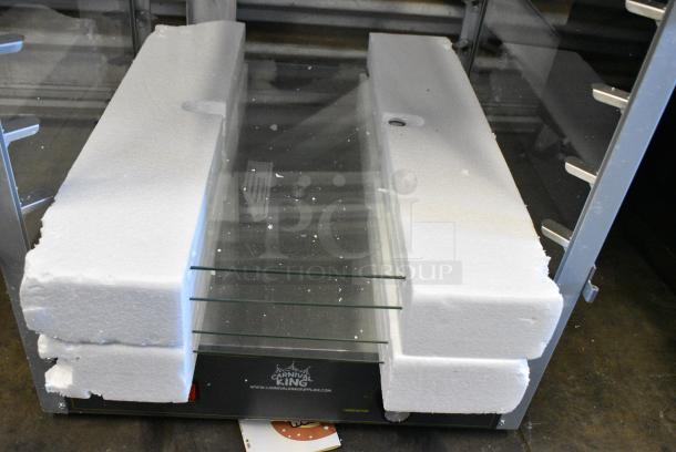 BRAND NEW SCRATCH AND DENT! Carnival King 382HPW18D2S Stainless Steel Commercial 18" Full Service Warmer / Merchandiser. 120 Volts, 1 Phase. Cannot Test Due To Missing Power Cord - Image 2 of 5