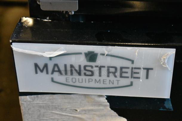 BRAND NEW SCRATCH AND DENT! Mainstreet 829GMC49B Metal Commercial 2 Door Reach In Cooler Merchandiser w/ Poly Coated Racks on Commercial Casters. 120 Volts, 1 Phase. Tested and Does Not Power On - Image 2 of 7