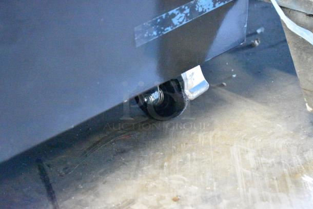 BRAND NEW SCRATCH AND DENT! Mainstreet 829GMC49B Metal Commercial 2 Door Reach In Cooler Merchandiser w/ Poly Coated Racks on Commercial Casters. 120 Volts, 1 Phase. Tested and Does Not Power On - Image 6 of 7