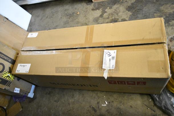 BRAND NEW SCRATCH AND DENT!  Black Poly Male Mannequin - Image 2 of 4