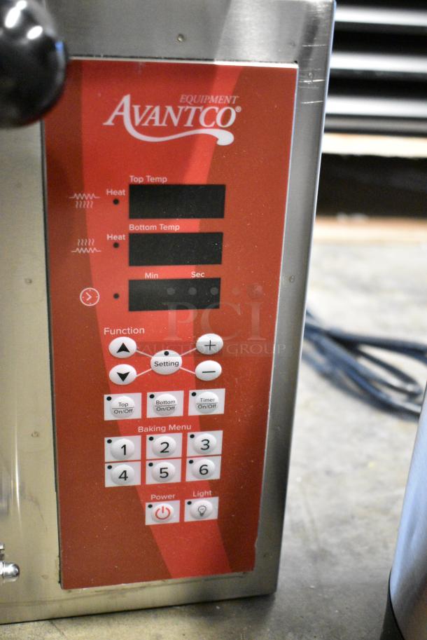 BRAND NEW SCRATCH AND DENT! Avantco 177DDPO18SA Stainless Steel Single 18" Deck Countertop Pizza / Bakery Oven with Digital Controls. 120 Volts, 1 Phase. Tested and Working! - Image 3 of 7