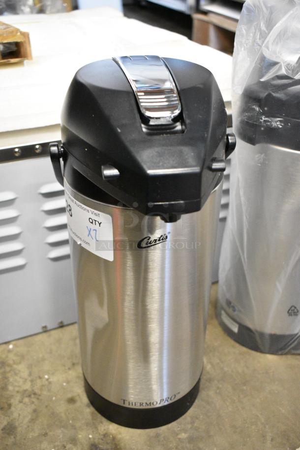 2 BRAND NEW SCRATCH AND DENT! Curtis SVAP-3800F-N Stainless Steel Air Pot. 2 Times Your Bid! - Image 3 of 8