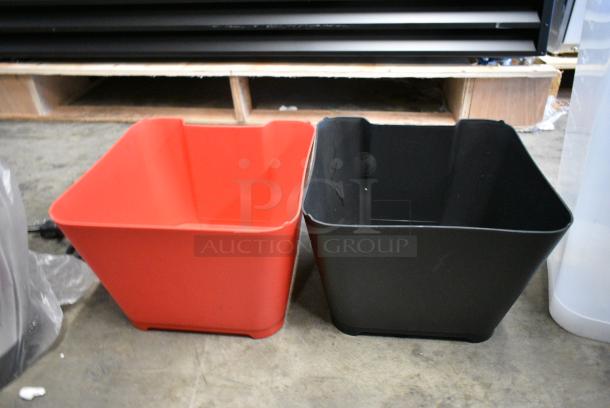 2 BRAND NEW SCRATCH AND DENT! Clear Poly Beverage Holder Dispenser w/ Stand. 2 Times Your Bid! - Image 3 of 4