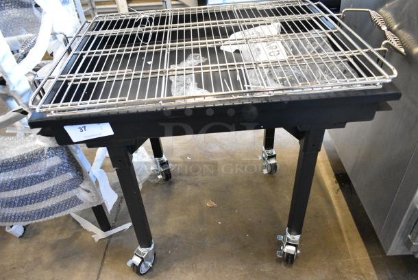 BRAND NEW SCRATCH AND DENT! Backyard Pro CHAR-30 30" Heavy-Duty Steel Charcoal Grill with Adjustable Grates, Removable Legs - Image 1 of 4