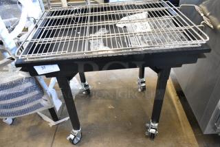 BRAND NEW SCRATCH AND DENT! Backyard Pro CHAR-30 30" Heavy-Duty Steel Charcoal Grill with Adjustable Grates, Removable Legs
