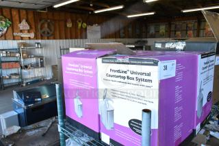 4 BRAND NEW SCRATCH AND DENT! San Jamar P4900 FrontLine Universal Countertop Condiment Pump Dispenser System - Metal Finish. 4 Times Your Bid!