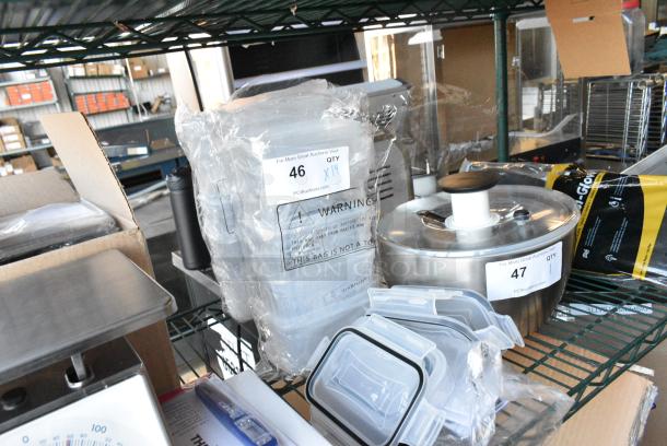 14 BRAND NEW SCRATCH AND DENT! Various Poly Containers. 14 Times Your Bid! - Image 2 of 4