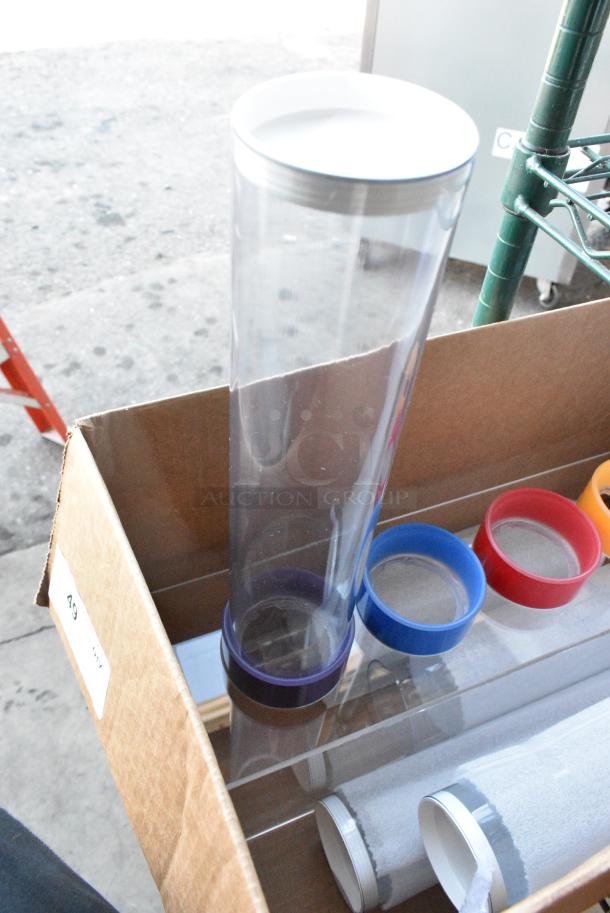 BRAND NEW SCRATCH AND DENT! Clear Poly Dispenser - Image 3 of 3