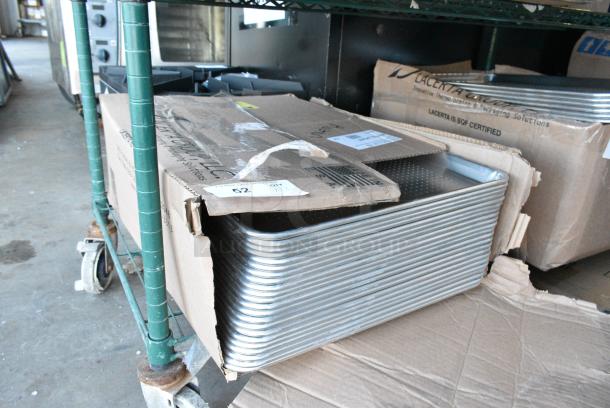 22 BRAND NEW SCRATCH AND DENT! Metal Full Size Perforated Baking Pan. 22 Times Your Bid! - Image 3 of 3