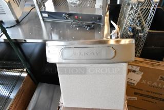BRAND NEW SCRATCH AND DENT! Elkay LZSTL8WS_1G Stainless Steel Commercial Wall Mount Water Fountain.