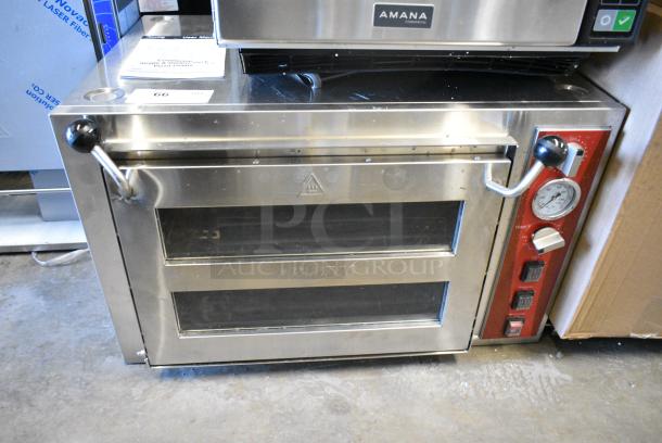 BRAND NEW SCRATCH AND DENT! Avantco 177DPO18DS Stainless Steel Commercial Countertop Double Deck Pizza/Bakery Oven., 240 Volts, 1 Phase. - Image 1 of 5