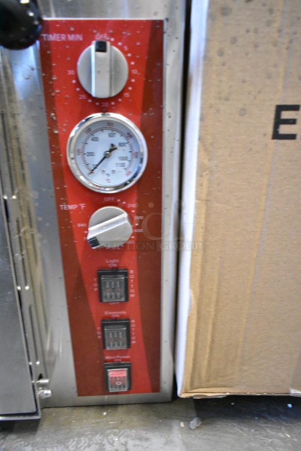 BRAND NEW SCRATCH AND DENT! Avantco 177DPO18DS Stainless Steel Commercial Countertop Double Deck Pizza/Bakery Oven., 240 Volts, 1 Phase. - Image 3 of 5