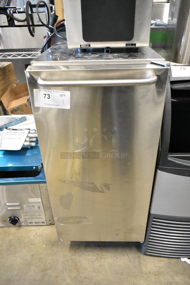 BRAND NEW SCRATCH AND DENT! 2024 Scotsman CU50GA-1C Stainless Steel Undercounter Gourmet Cube Ice Machine - 65 lb. - Image 1 of 5