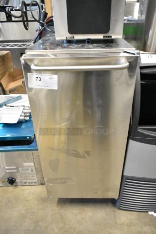 BRAND NEW SCRATCH AND DENT! 2024 Scotsman CU50GA-1C Stainless Steel Undercounter Gourmet Cube Ice Machine - 65 lb.