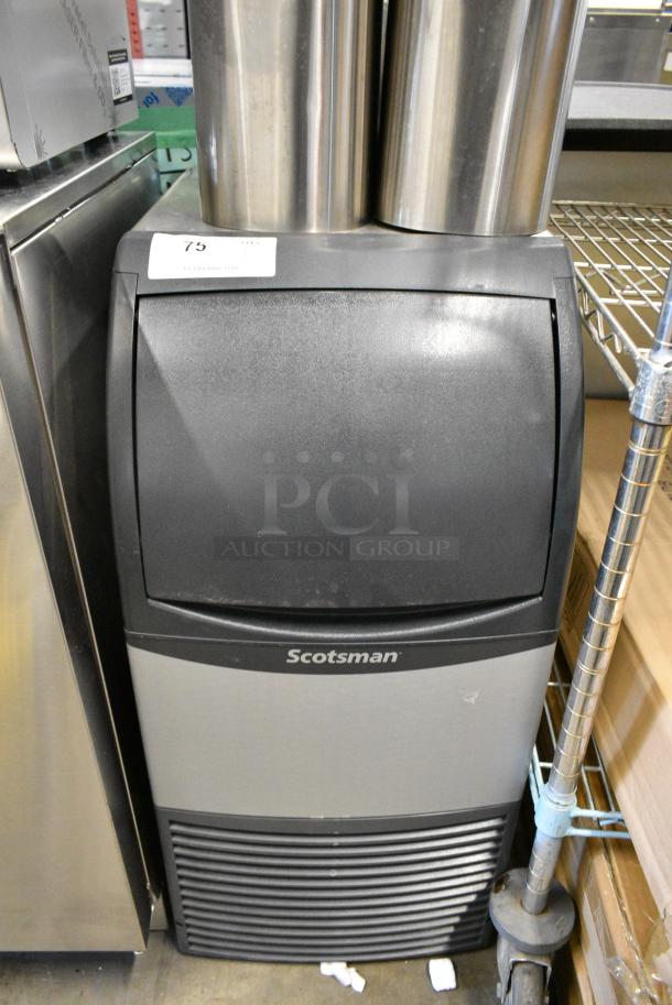 BRAND NEW SCRATCH AND DENT! 2023 Scotsman UN1215A-1A Stainless Steel Undercounter Nugget Ice Machine - 119 lb. 115 Volts, 1 Phase. - Image 1 of 4