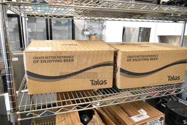 2 BRAND NEW SCRATCH AND DENT! Talos Stainless Steel 4 Tap Beer Tower. 2 Times Your Bid! - Image 2 of 3