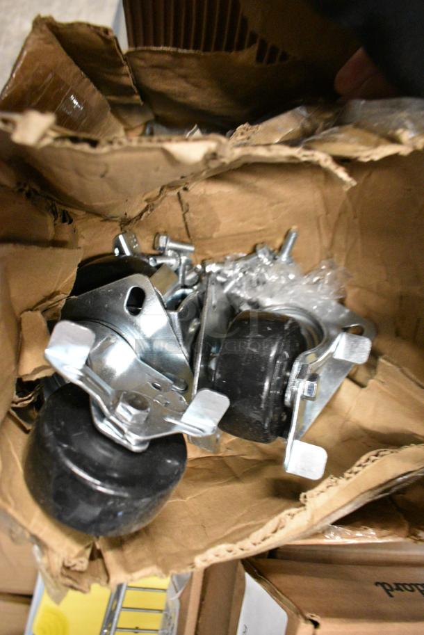 BRAND NEW SCRATCH AND DENT! Lot of 10 Various Commercial Casters. - Image 1 of 4