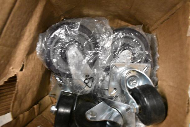 BRAND NEW SCRATCH AND DENT! Lot of 10 Various Commercial Casters. - Image 4 of 4