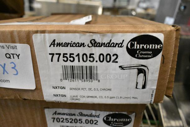 3 BRAND NEW SCRATCH AND DENT! American Standard 7755105.002 NextGen Selectronic 0.5 GPM Deck-Mount Battery-Operated Touchless Lavatory Faucet. 3 Times Your Bid! - Image 3 of 3