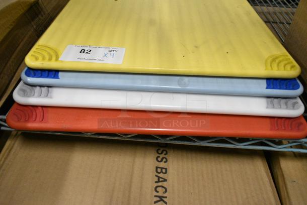 4 BRAND NEW SCRATCH AND DENT! Cutting Boards Including Yellow, Blue, White and Red. 4 Times Your Bid! - Image 3 of 3