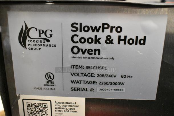 BRAND NEW SCRATCH AND DENT! 2024 Cooking Performance Group CPG 351CHSP1 Stainless Steel SlowPro Cook and Hold Oven - 208/240 Volts. - Image 5 of 5