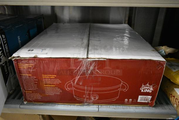 BRAND NEW SCRATCH AND DENT! 2024 Carnival King 382CMPT16A Stainless Steel 16" Round Portable Steel Crepe Maker. 120 Votls, 1 Phase. - Image 2 of 8