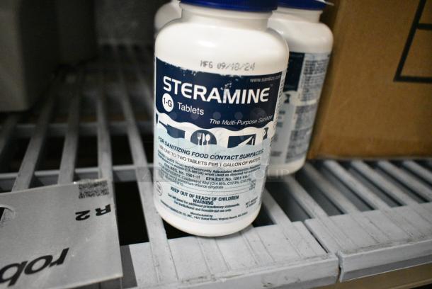 6 Steramine Sanitizer Tablet Bottles. 6 Times Your Bid! - Image 2 of 2