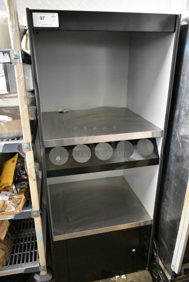 BRAND NEW SCRATCH AND DENT! All State AS272-5MT-N/L Metal Display Cabinet. - Image 1 of 5