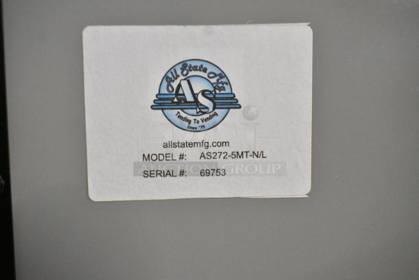 BRAND NEW SCRATCH AND DENT! All State AS272-5MT-N/L Metal Display Cabinet. - Image 4 of 5